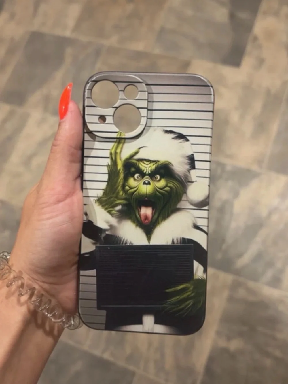 Christmas Grinch Graphic Phone Case Iphone 14